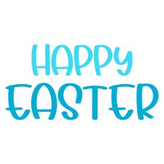 Happy Easter Greeting Card Sentiment