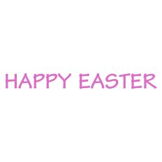 Happy Easter Greeting Card Sentiment