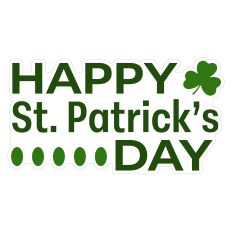 Happy St. Patrick's Day Sticker