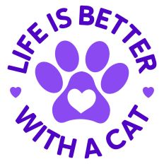 Life is Better With a Cat Sentiment Medallion