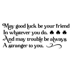 Old Irish Blessing Sentiment for St. Patrick's Day