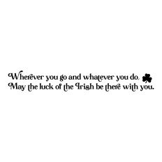 Old Irish Blessing Sentiment for St. Patrick's Day