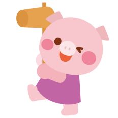 pig with otsukimi