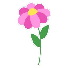 Spring Flower Sticker