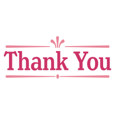 Thank You Sentiment for Cards