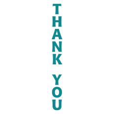 Vertical Thank You Greeting Card Sentiment