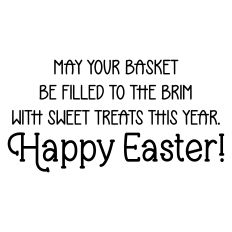 Whimsical Easter Greeting Card Sentiment