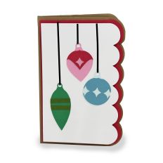 4 x 6 Scalloped Ornament Card