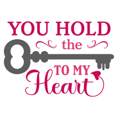 You Hold the Key to My Heart Valentine's Day Sentiment for Cards
