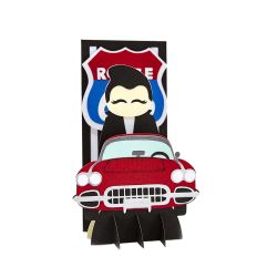 50s Car Slice Card