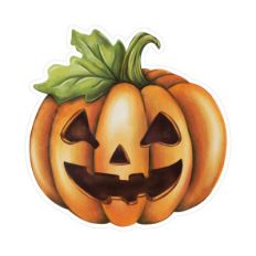 Watercolor pumpkin