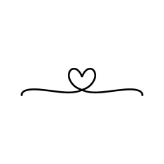 heart flourishes border
