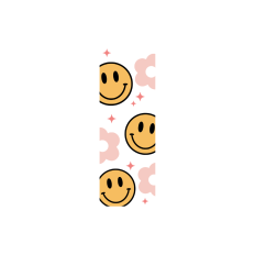 smileys and daisies bookmark design