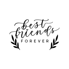 best friends forever friendship christmas ornament