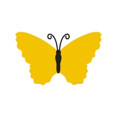 Layered Butterfly Silhouette