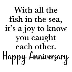 Anniversary Greeting Card Sentiment