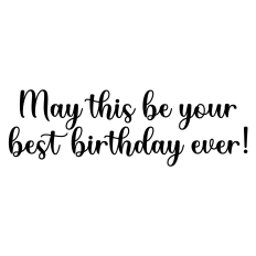 Happy Birthday Card Sentiment