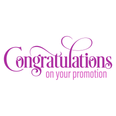 Congratulations on Your Promotion