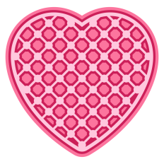 Layered Heart Doily for Valentine's Day
