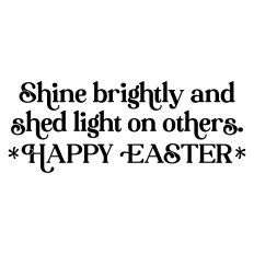 Happy Easter Greeting Card Sentiment