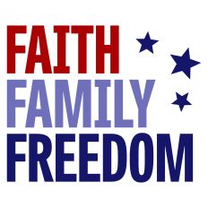 Faith Family Freedom Patriotic Quote