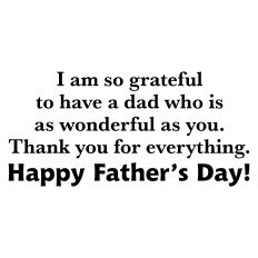 Father's Day Greeting Card Sentiment