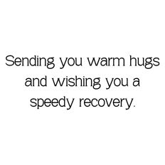 Get Well Greeting Card Sentiment