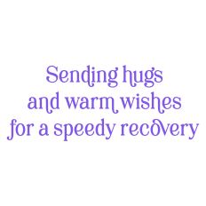 Get Well Soon Greeting Card Sentiment