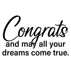 Graduation Greeting Card Sentiment