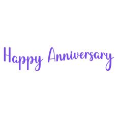 Happy Anniversary Greeting Card Sentiment