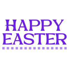Happy Easter Greeting Card Sentiment