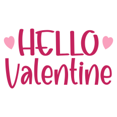 Hello Valentine Sentiment