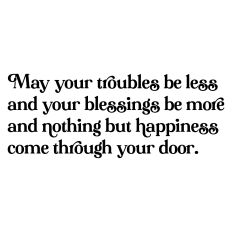 Old Irish Blessing Sentiment for St. Patrick's Day