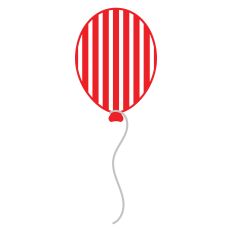 Patriotic Stripes Balloon