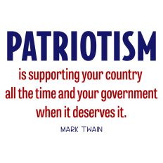 Patriotism Patriotic Quote