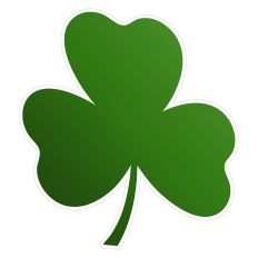 Shamrock Sticker for St. Patrick's Day