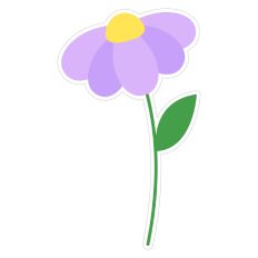 Spring Flower Sticker