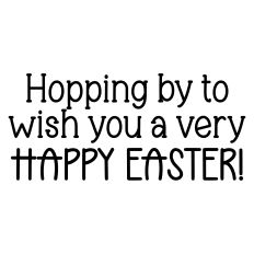 Whimsical Easter Greeting Card Sentiment