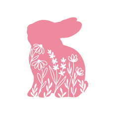 wildflower bunny rabbit