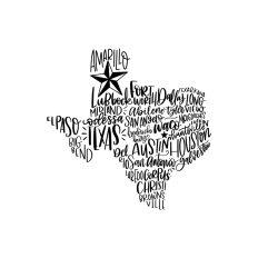 Texas cities collage