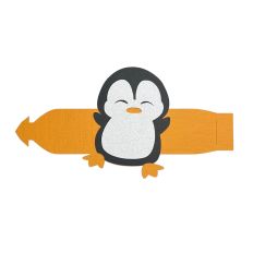 Happy Penguin Napkin Ring Layered Paper Craft