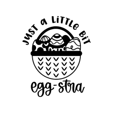 just a little bit eggstra funny easter quote
