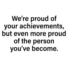 Graduation Greeting Card Sentiment