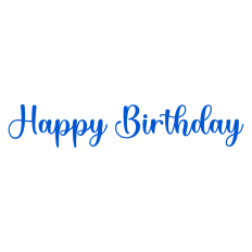 Happy Birthday Sentiment for Cards