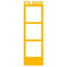 Sixth Grade Photostrip Frame