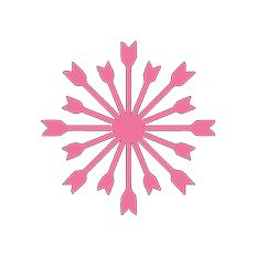 Flower Center Element for Paper Flowers