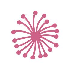 Flower Center Element for Paper Flowers