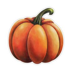 Watercolor pumpkin