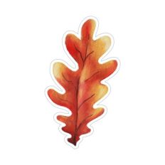 Watercolor leaf
