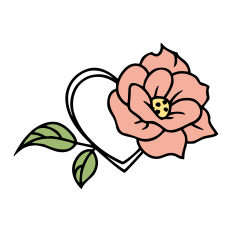 HEART AND FLOWER